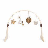 The Little Green Sheep - Curved Wooden Baby Play Gym & Charms Set - Giraffe