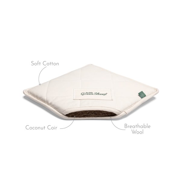The Little Green Sheep - Natural Carrycot Mattress to fit iCandy Core