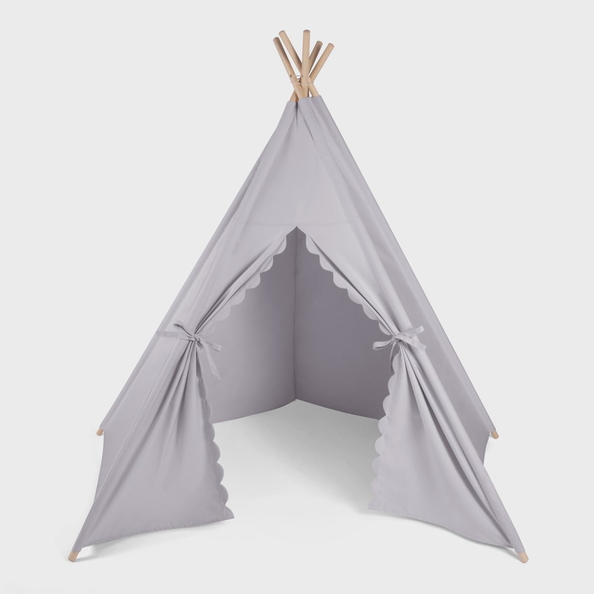 Grey Teepee Play Tent | 100% Cotton 
